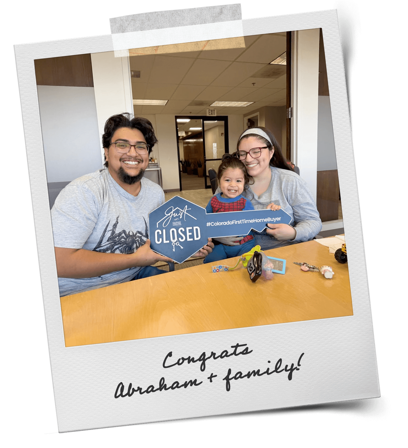 Congrats Abraham & Family!