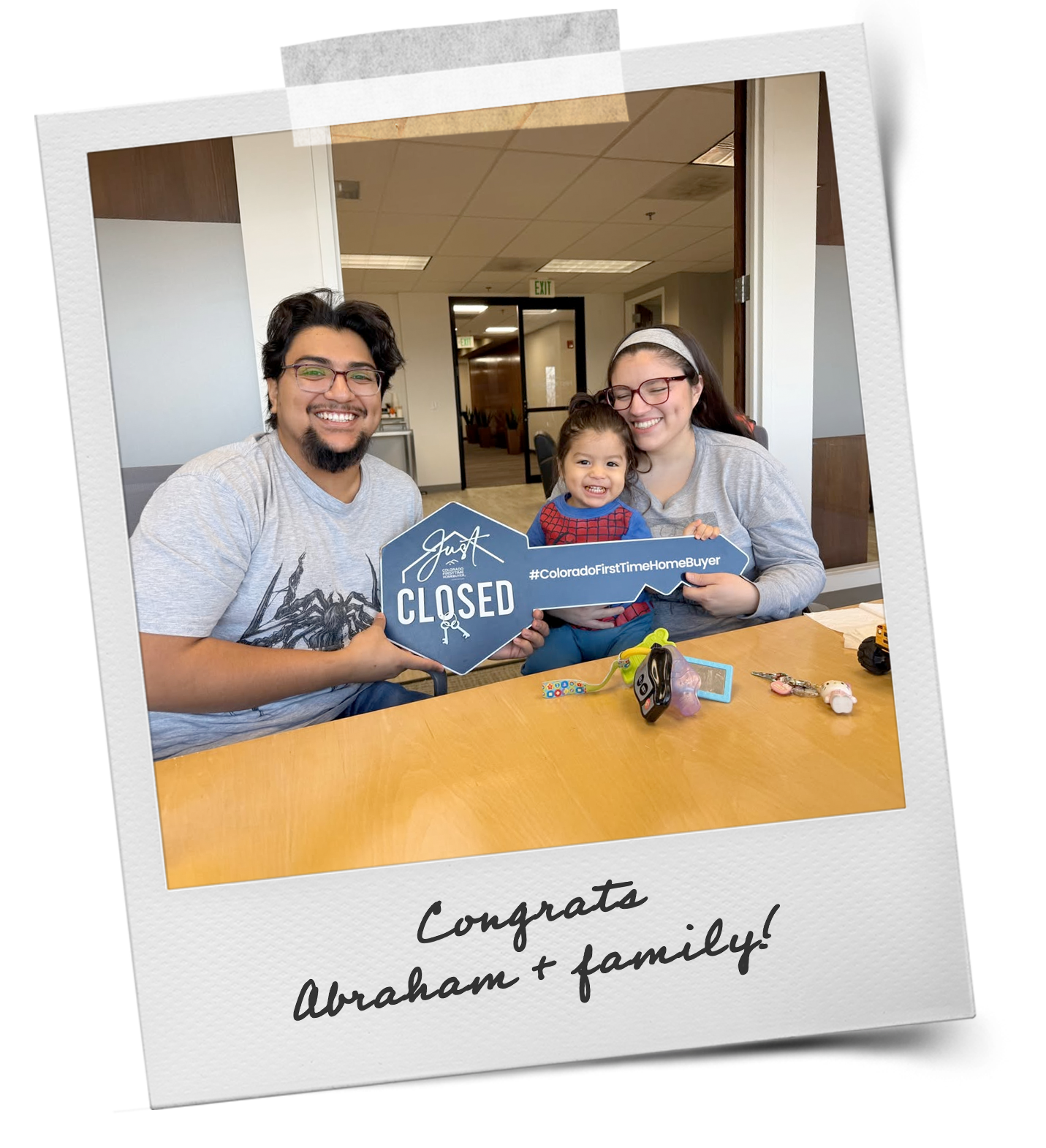 Congrats Abraham & Family!